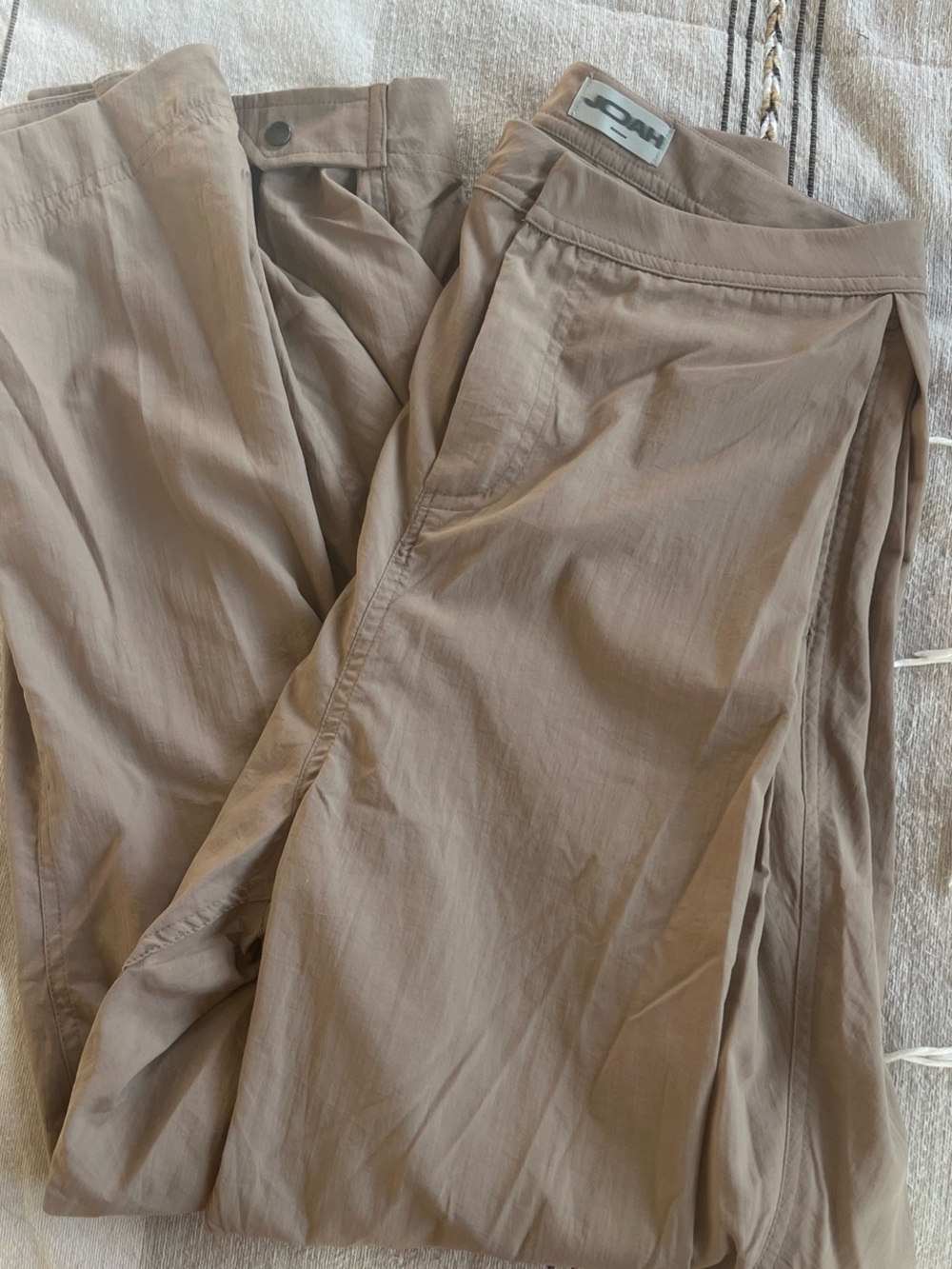 Joah Brown Taupe Wide-Leg High-Waist Pants - Picture 3 of 4